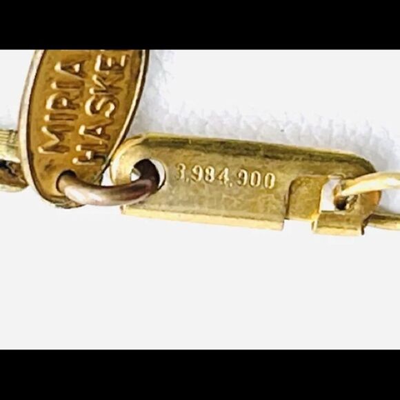 Miriam Haskell Jeweled Cross Pendant & Necklace Very Rare Vintage In Euc - Picture 5 of 8